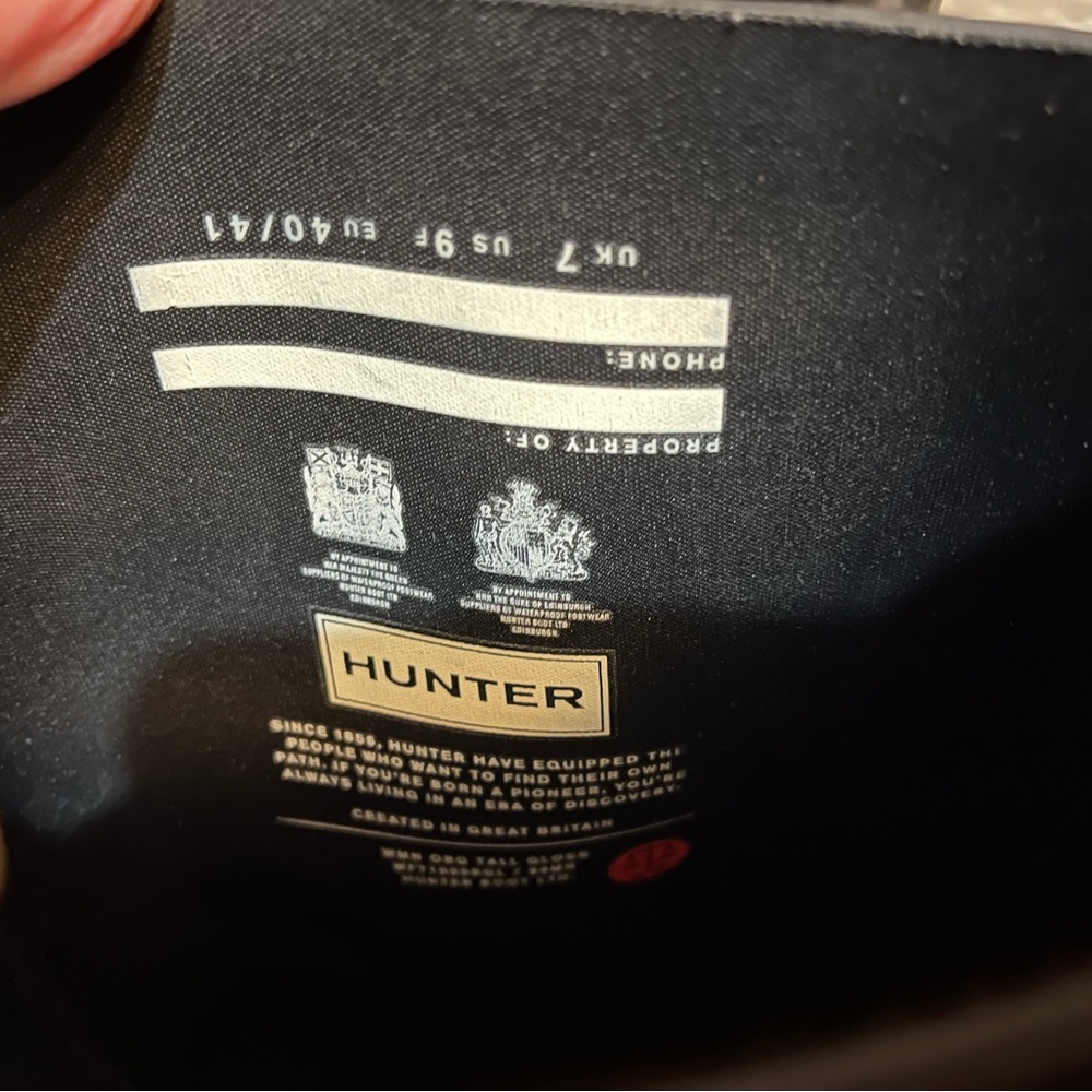 Hunter • Original Tall Gloss Wellington Boots - Picture 3 of 5